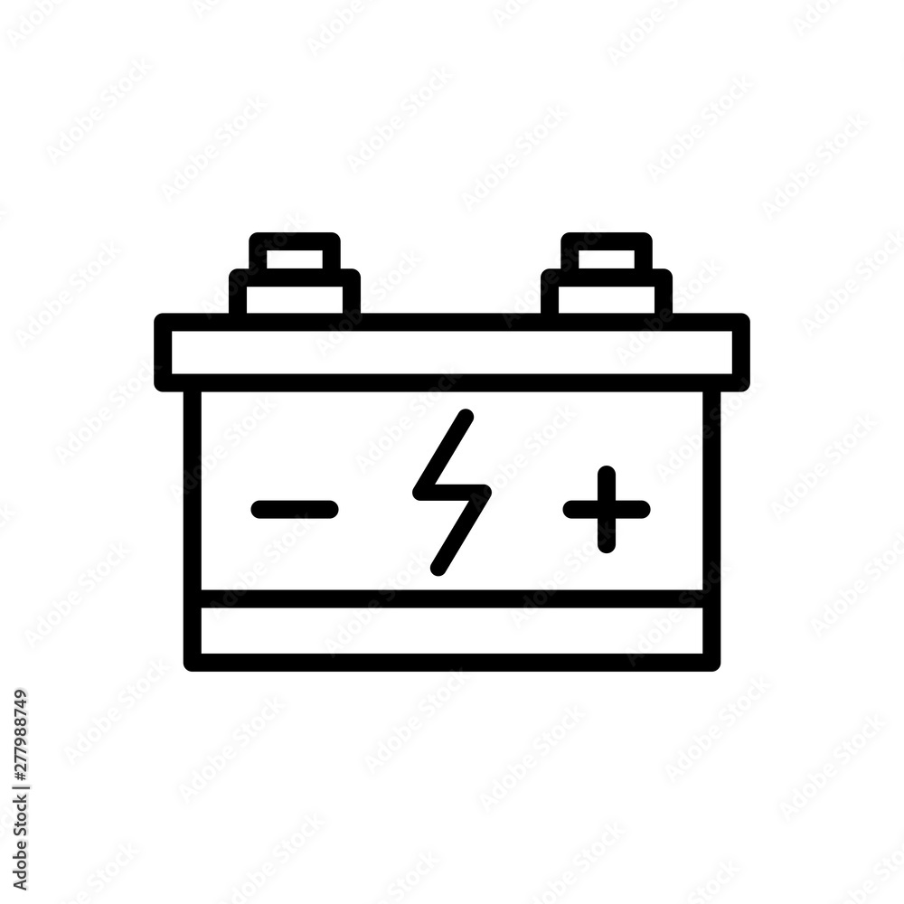 Car battery icon vector design templates Car battery icon vector design templates