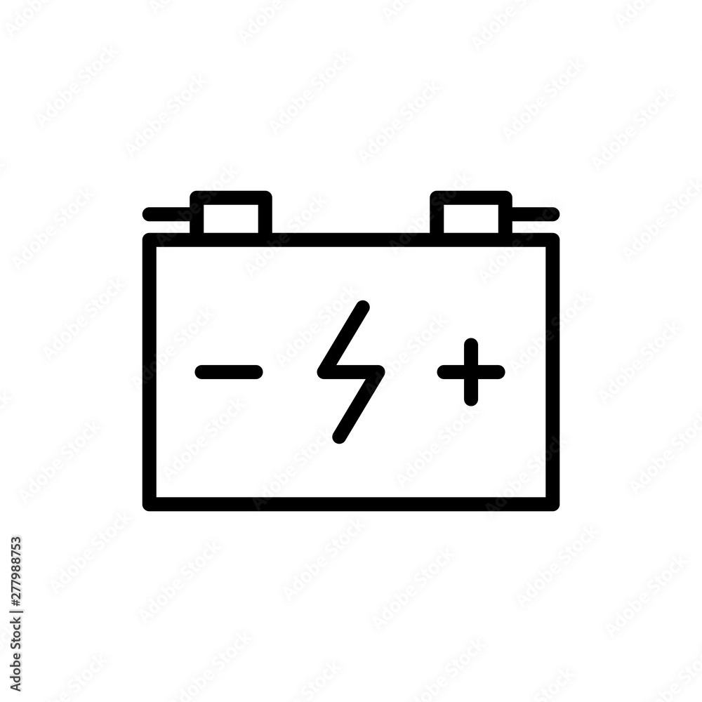 Car battery icon vector design templates Car battery icon vector design templates