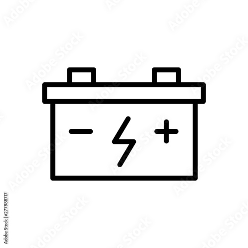 Car battery icon vector design templates