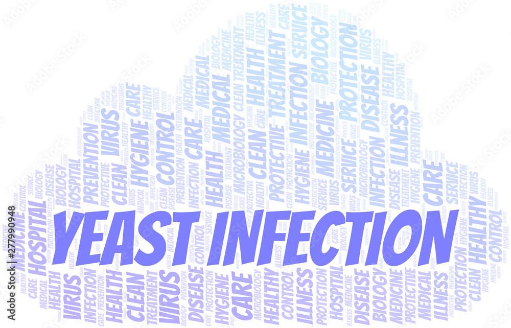 Yeast Infection word cloud vector made with text only. Yeast Infection word cloud vector made with text only.