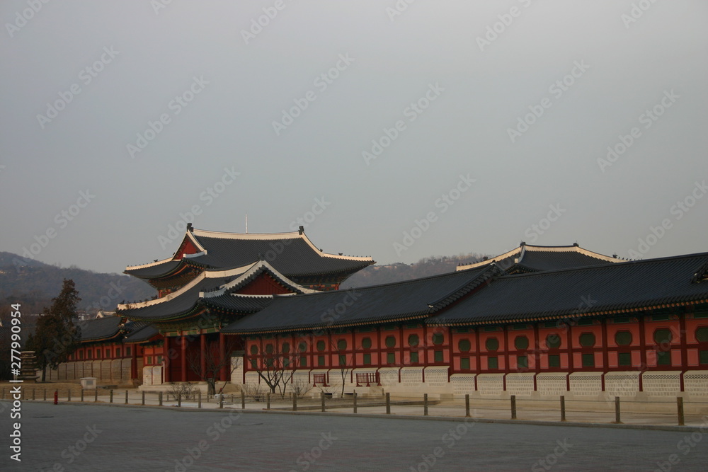 Gyeongbokgung Palace, the traditional palace in Korea Gyeongbokgung Palace, the traditional palace in Korea