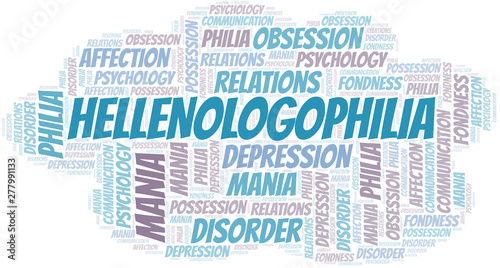 Hellenologophilia word cloud. Type of Philia.