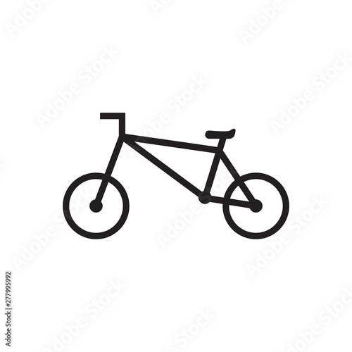 Bike, bicycle icon vector 