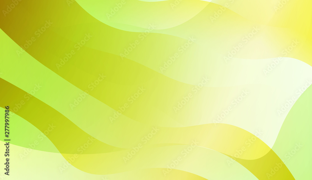 Template Background With Wave Geometric Shape. For Template Cell Phone Backgrounds. Vector Illustration with Green Yellow Color Gradient. Template Background With Wave Geometric Shape. For Template Cell Phone Backgrounds. Vector Illustration with Green Yellow Color Gradient.