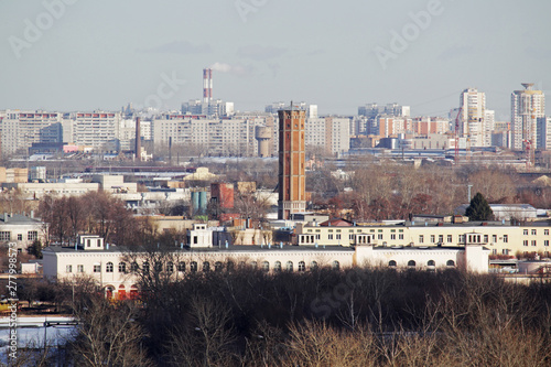 Moscow panorama in Pechatniki administrative district
