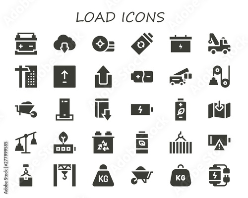 load icon set © Anna
