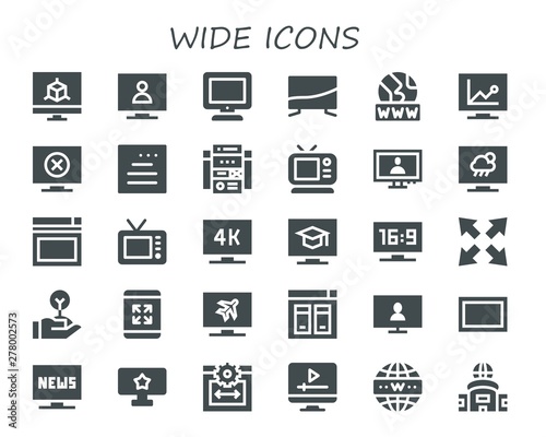 wide icon set