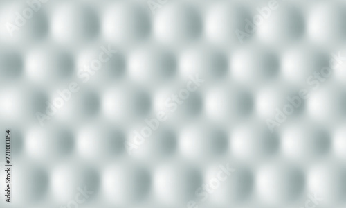 Decorative Upholstery Soft Gloss Quilted Background. White leather vintage luxury texture