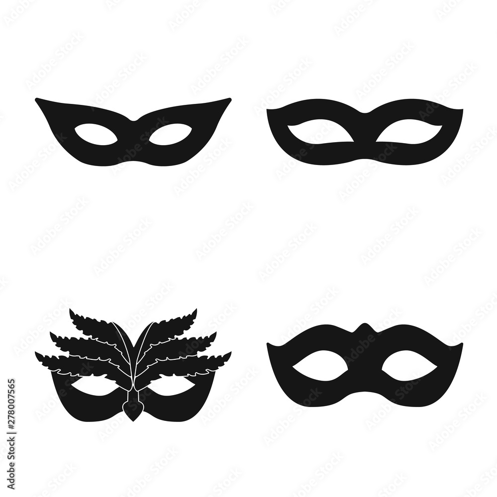 Isolated object of luxury and celebration logo. Collection of luxury and hide stock vector illustration. Isolated object of luxury and celebration logo. Collection of luxury and hide stock vector illustration.