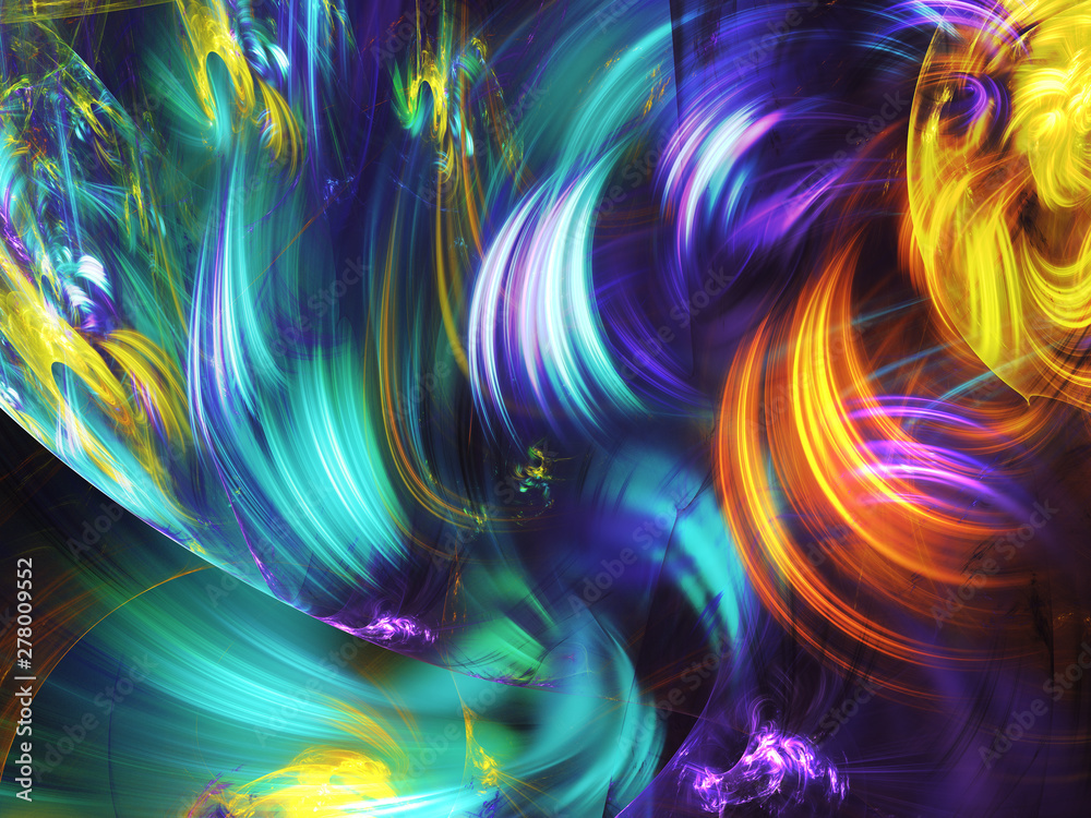 blue abstract fractal background 3d rendering illustration blue abstract fractal background 3d rendering illustration