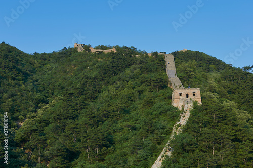 Unrestored section of the Great Wall of China, Zhuangdaokou, Beijing, China photo