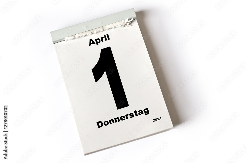 1. April 2021 1. April 2021