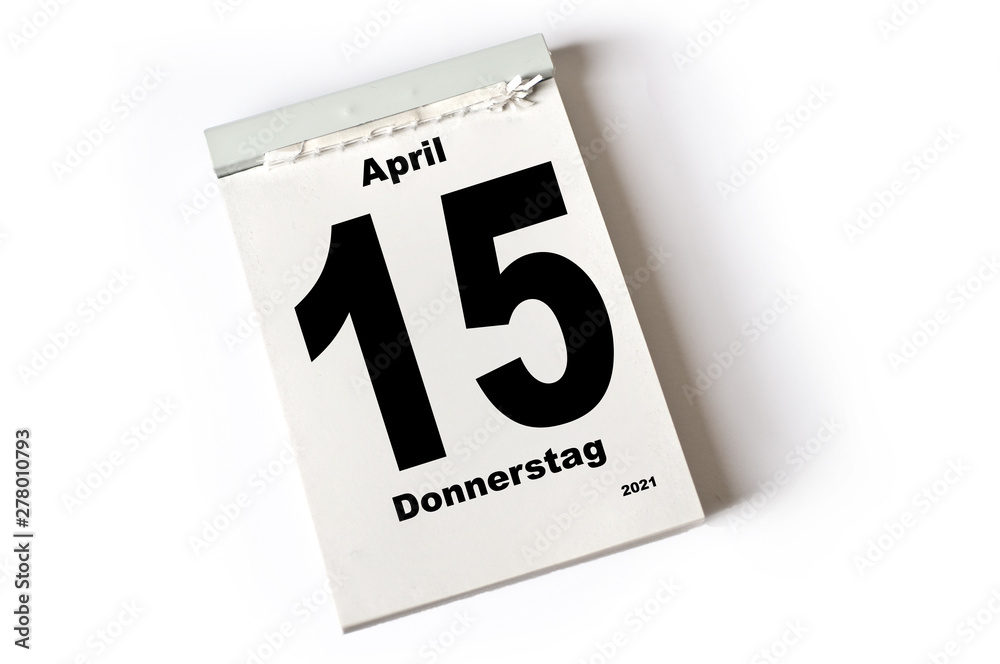 15. April 2021 15. April 2021