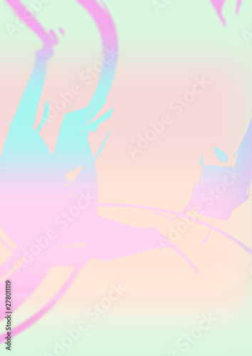 Abstraction in pastel shades