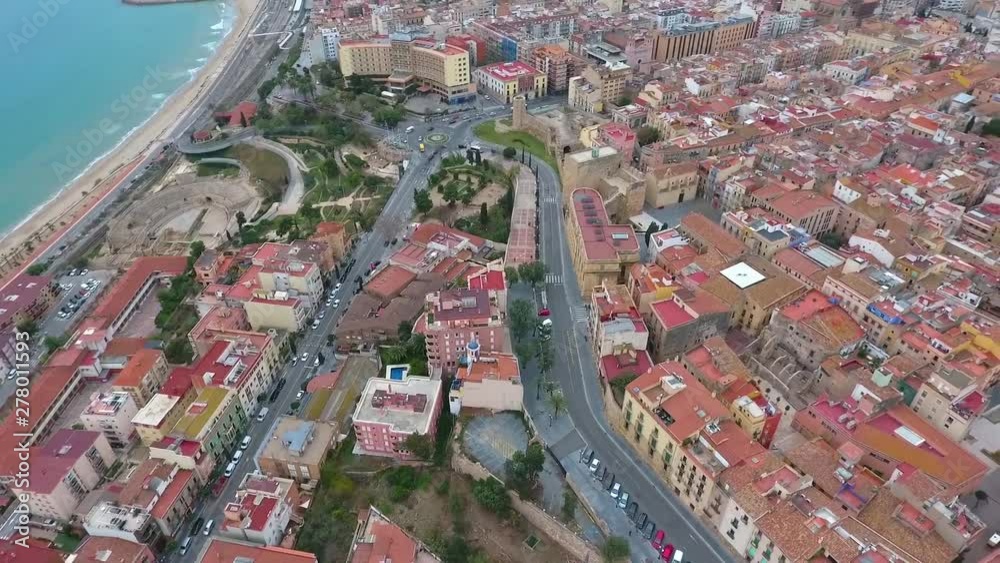 Aerial view of view of Tarragona, Spain Aerial view of view of Tarragona, Spain