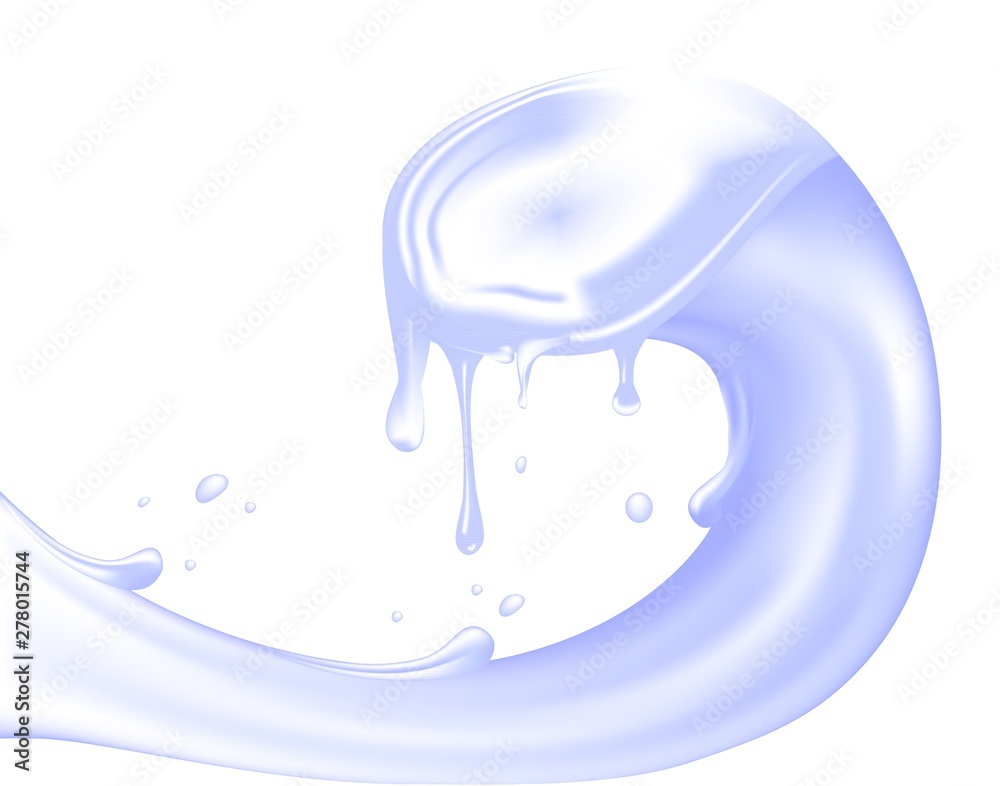 Splash of blue water on transparent background. Element for design. Splash of blue water on transparent background. Element for design.
