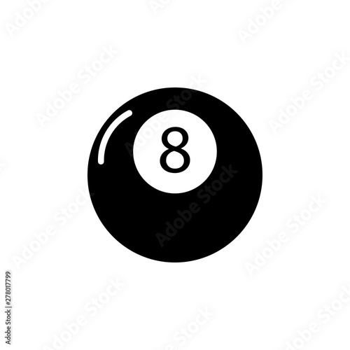 ball billiard icon 