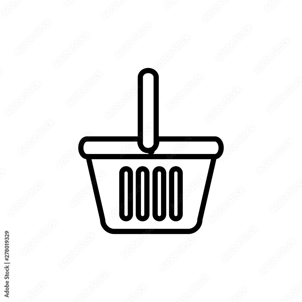 Shopping basket icon Shopping basket icon