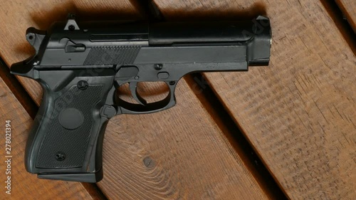 handgun on the table is a weighty argument