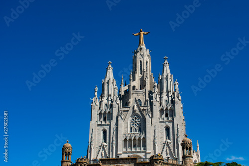 The beauty of the Temple of the Sacred Heart in Barcelona