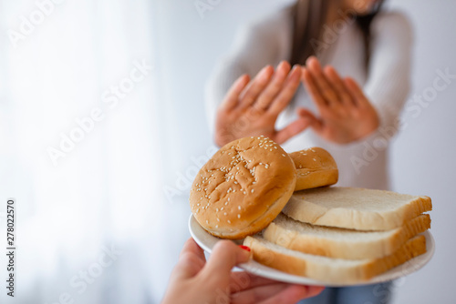 Quadro su tela Gluten intolerance concept