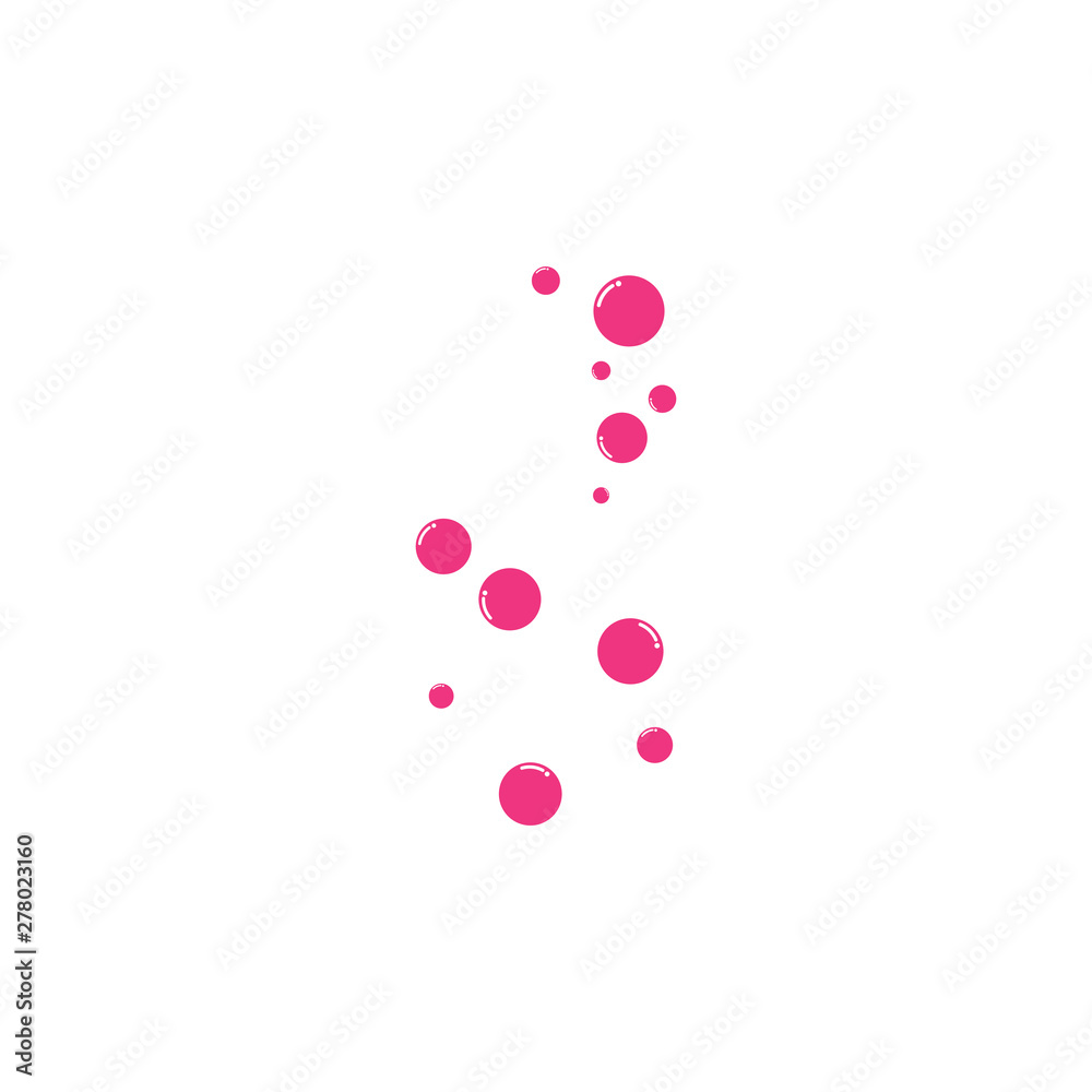 Abstract Bubbles vector symbol icon illustration design Abstract Bubbles vector symbol icon illustration design