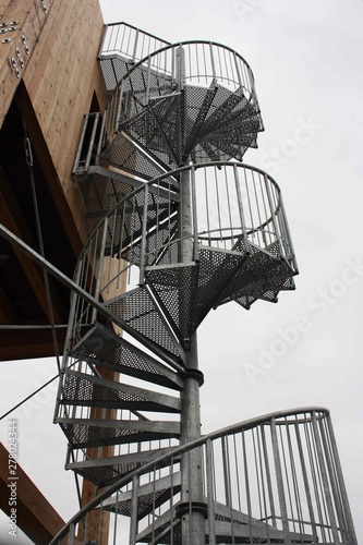 Wendeltreppe zum Hochsitz