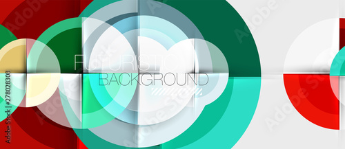 Circular geometrical design template