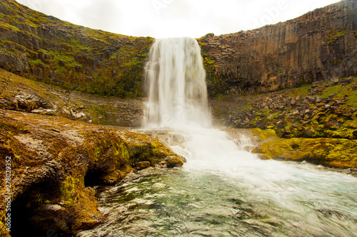 Svodafoss waterfall Iceland 
