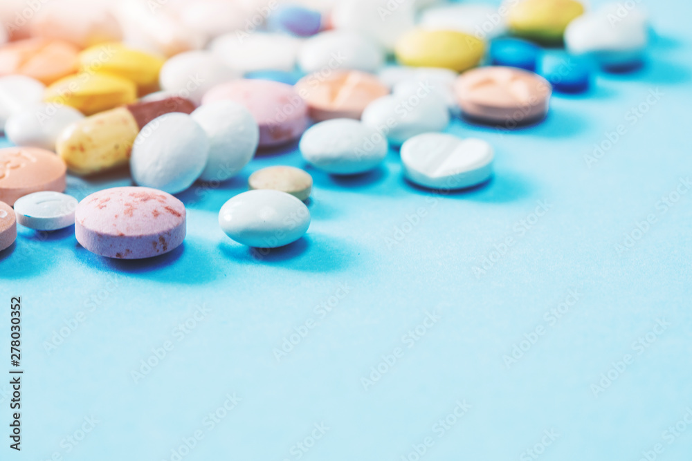 Pills and capsules, social issue, medicine and the pharmaceutical industry Pills and capsules, social issue, medicine and the pharmaceutical industry