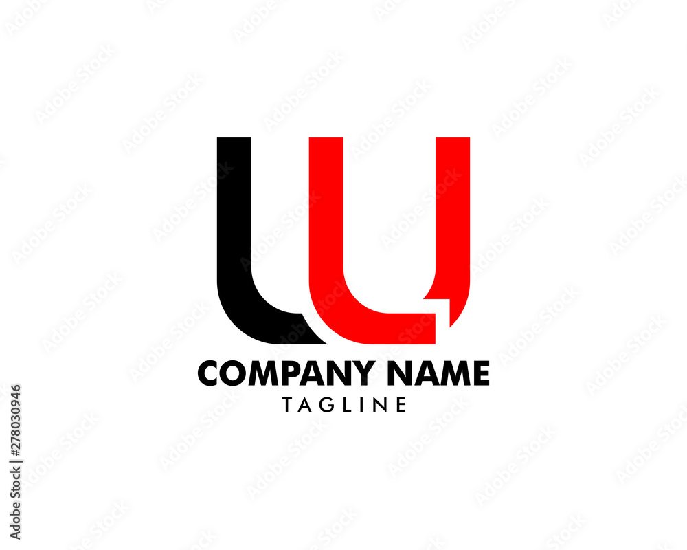 Initial Letter LU Logo Template Design Initial Letter LU Logo Template Design