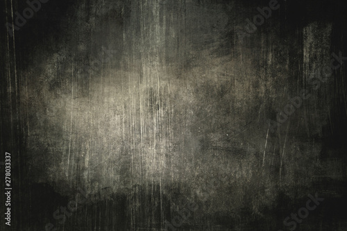 Dark grungy background or texture photo