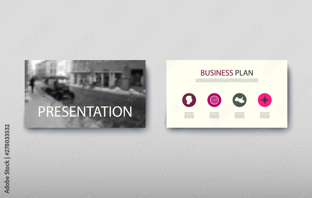 Fototapeta premium Poster infographics information business modern design set proposal advert