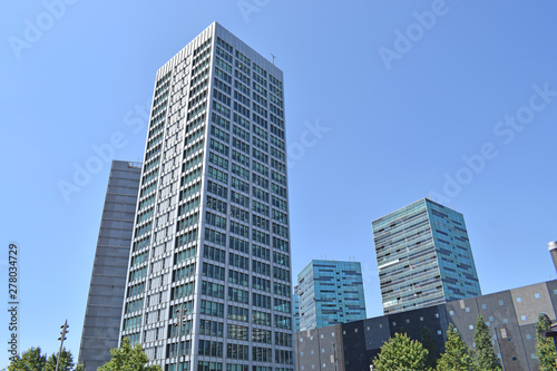 Edificios modernos en Barcelona España