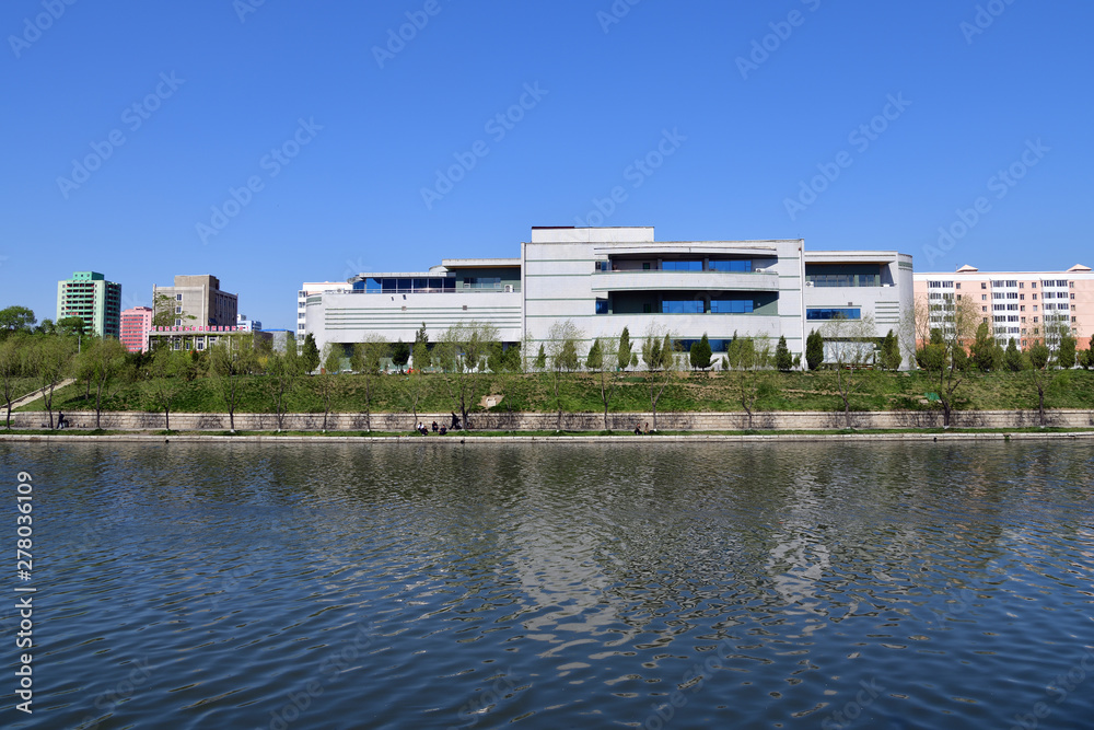 Obraz premium North Korea, Pyongyang architecture