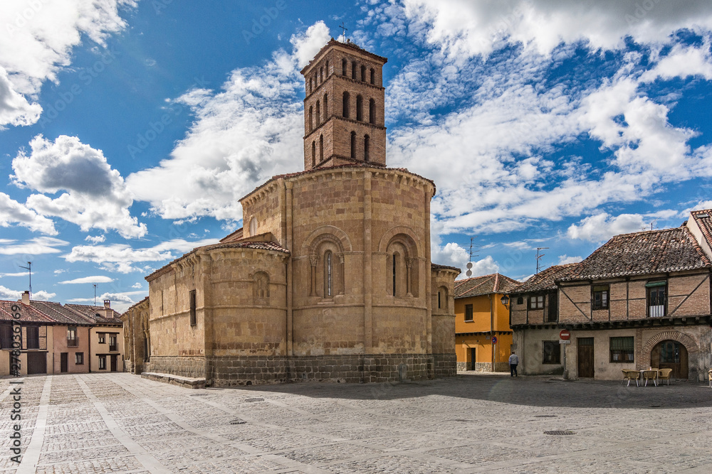 Romanesque church of San Lorenzo built at the beginning of the 12th century (Segovia, Spain