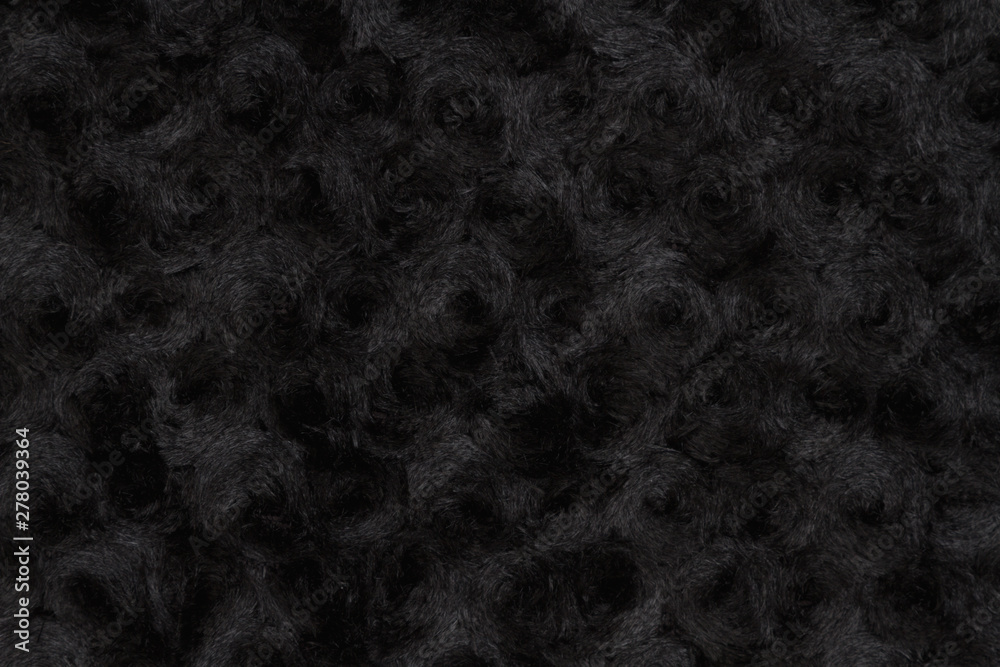 Black rose textured plush fabric background Stock Photo | Adobe Stock