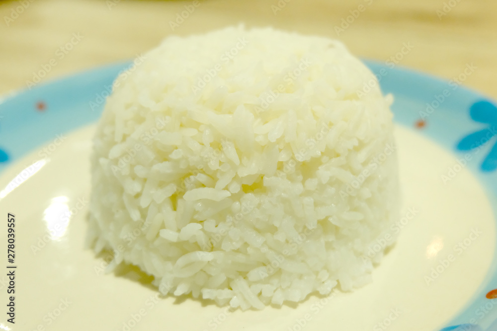 dish full of rice close up dish full of rice close up