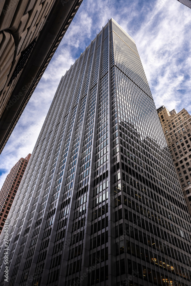 Modern skyscrapers in Manhattan, New York City, USA