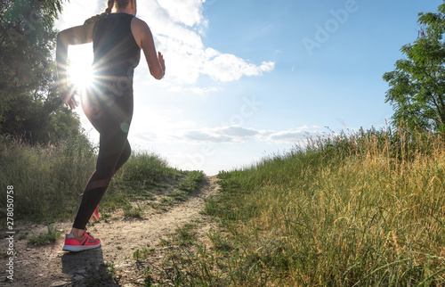 Fototapeta Kobieta jogging