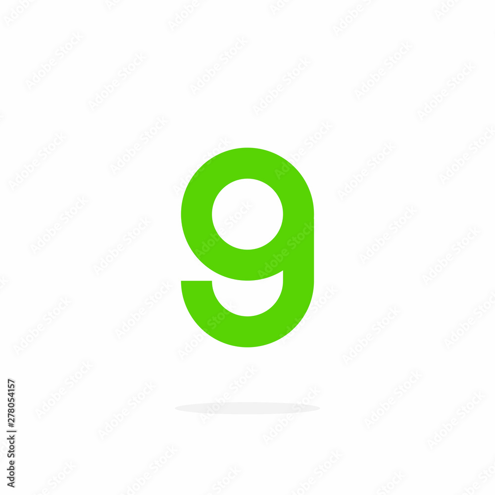 Vector Logo Letter G Round Sans Serif Lowercase Vector Logo Letter G Round Sans Serif Lowercase