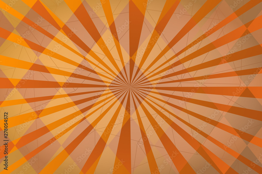 Fototapeta premium abstract, orange, wallpaper, design, illustration, wave, yellow, light, graphic, pattern, art, lines, backgrounds, waves, color, gradient, texture, curve, line, backdrop, artistic, vector, bright