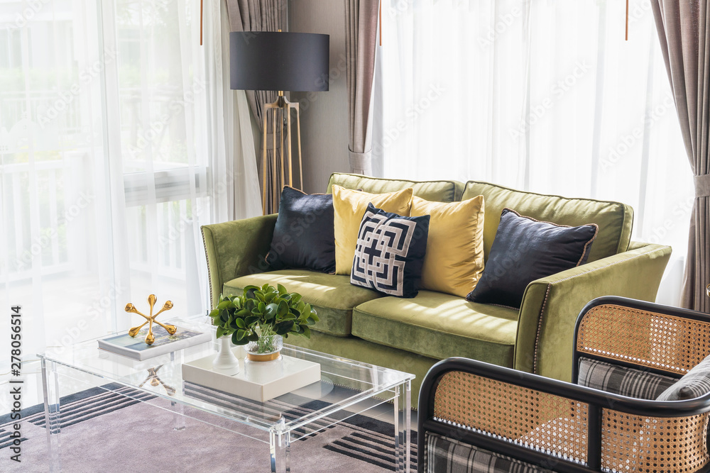 Obraz premium nowoczesny styl salonu