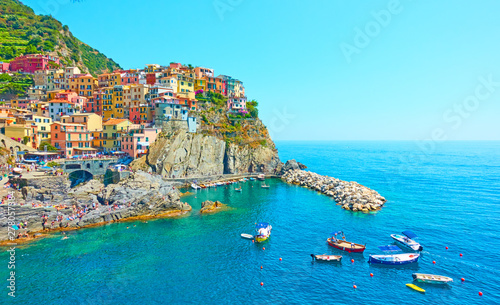 Manarola town in Cinque Terre photo