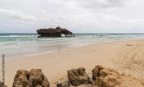 shipwrech in Boa Vista Cape Verde photo