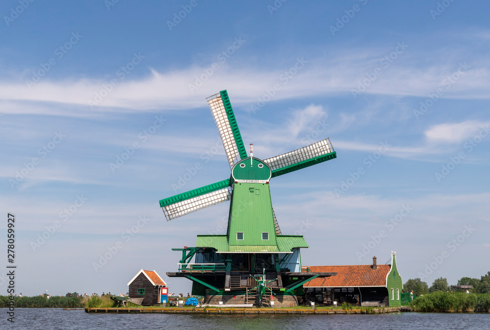 Zaanse schans windmills close to Amsterdam