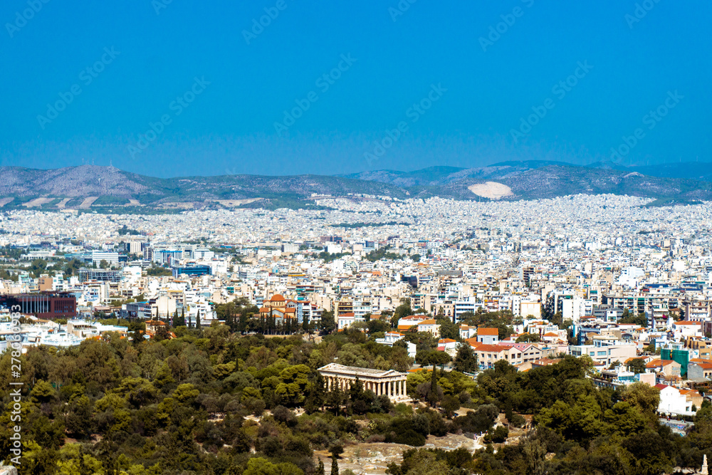 athenes and ancient ruins of greece