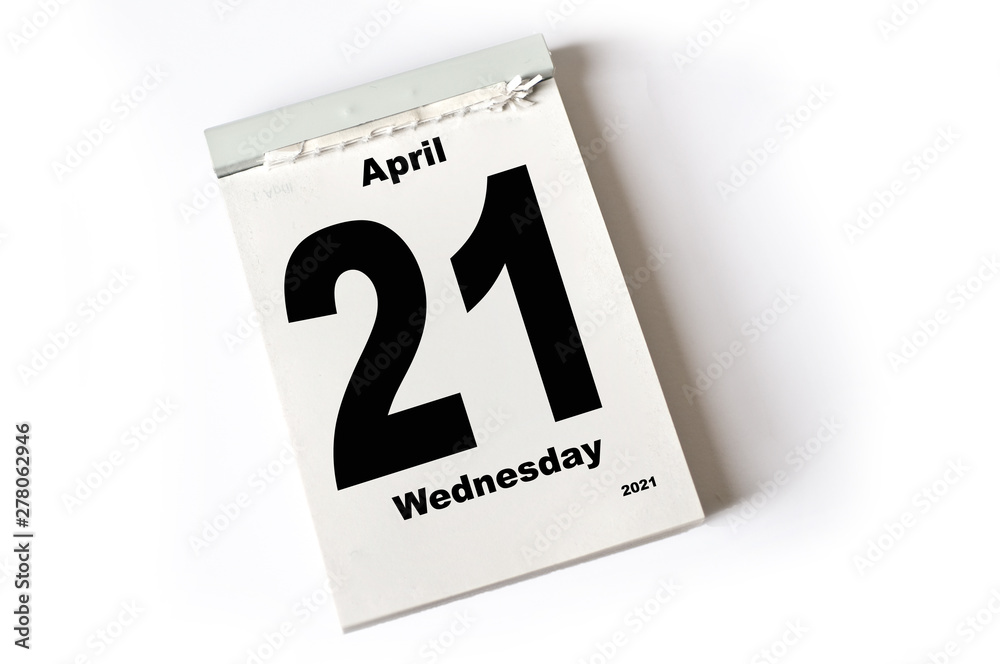 21. April 2021