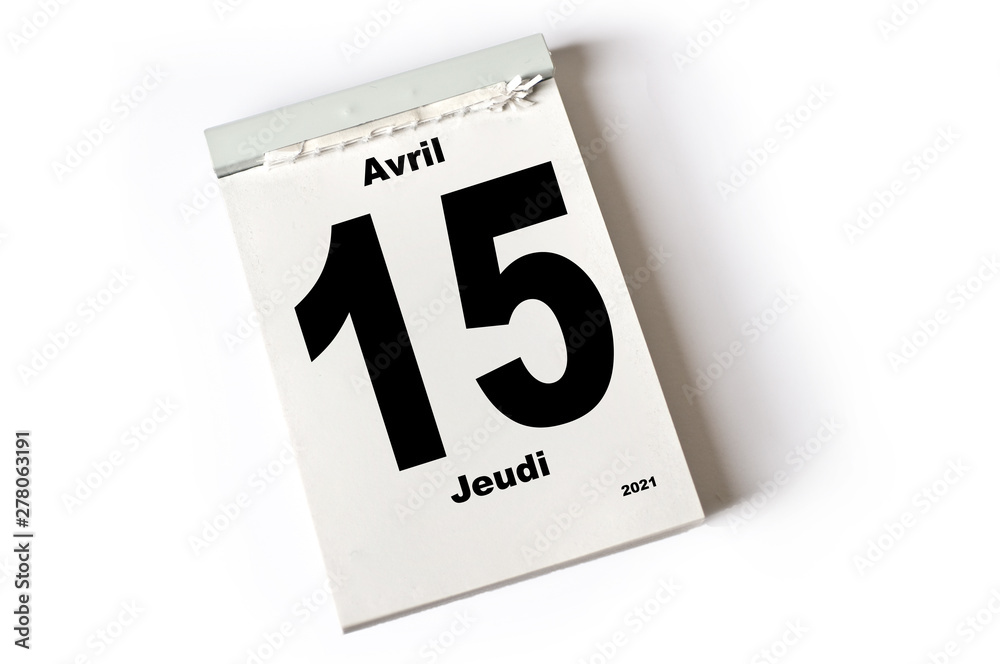15. Avril 2021 15. Avril 2021