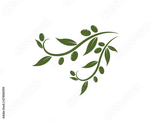 olive logo template vector design